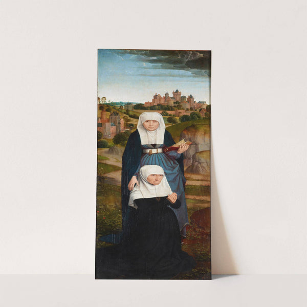 Old Woman at Prayer with St. Anne by Hans Memling