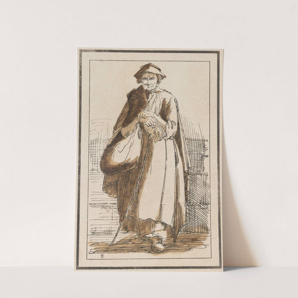 Old Woman in Cloak with Clasped Hands (1813) by Thomas Barker