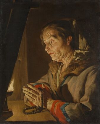 Old Woman Praying