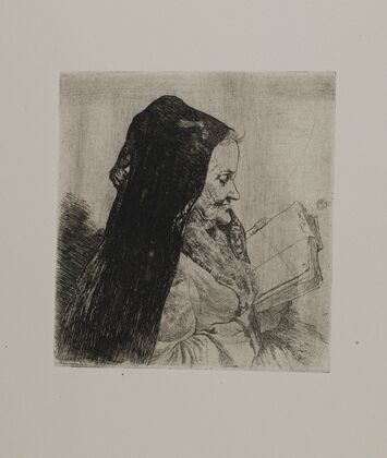 Old Woman Reading
