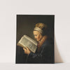 Old Woman Reading by Gerrit Dou