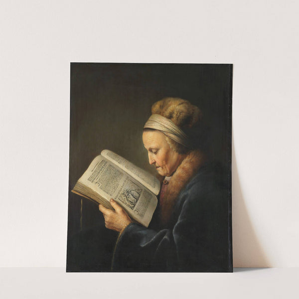 Old Woman Reading by Gerrit Dou