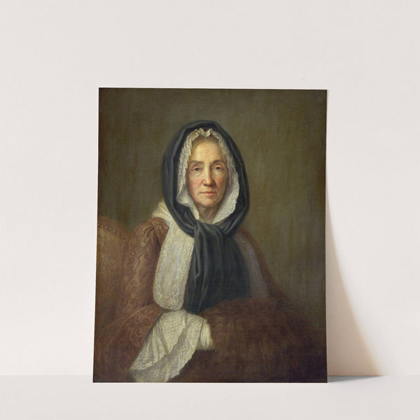 Old Woman with a Muff by Anonymous