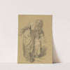 Old Woman with Arms Outstretched (Study for The Neapolitan Gesture) by Jean-Baptiste Greuze