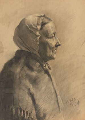 Old Woman with Bonnet
