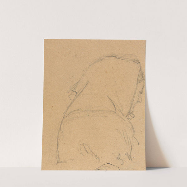 Old Woman with Headscarf by Gustav Wentzel