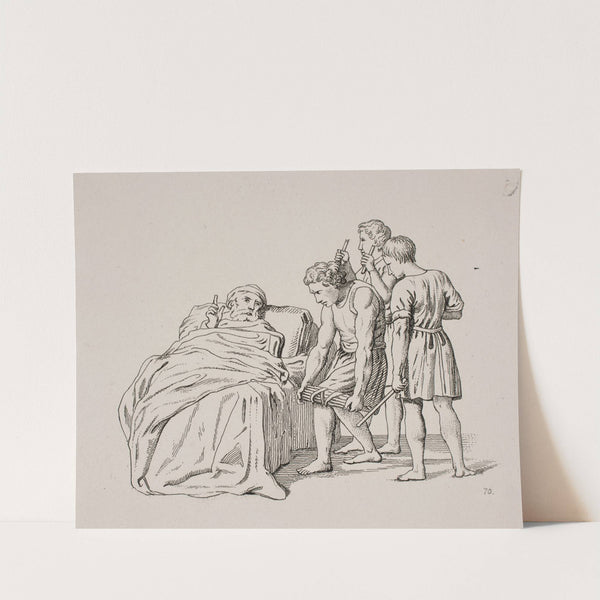 Oldingen og hans sønner by Oluf Olufsen Bagge