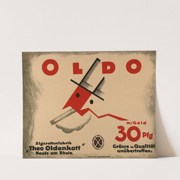 Oldo. Zigarettenfabrik 'Theo Oldenkott' Neuss am Rhein by Anonymous