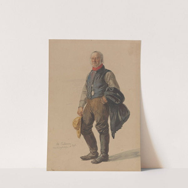 Ole Endresen, Nevlunghavn (1861) by Adolph Tidemand