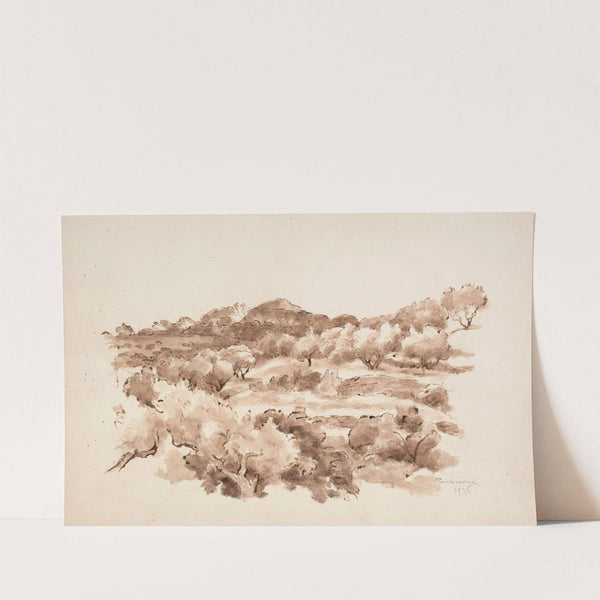 Olive groves in La Ciotat (1936) by Józef Pankiewicz