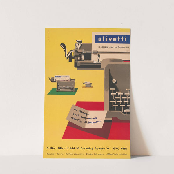 Olivetti, in design and performance by Frederick Henri Kay Henrion