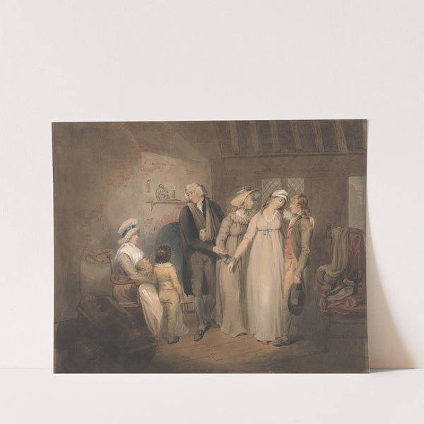 Olivia Returns to Her Family by Francis Wheatley