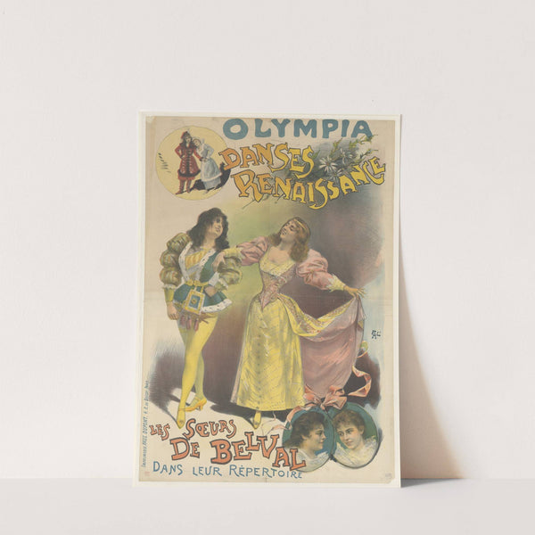 Olympia. Danses Renaissance. Les Soeurs De Belval dans leur répertoire (1894) by Pal (Jean de Paleologue)