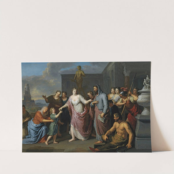 Olympia Presenting The Young Alexander The Great To Aristotle by Gerard Hoet