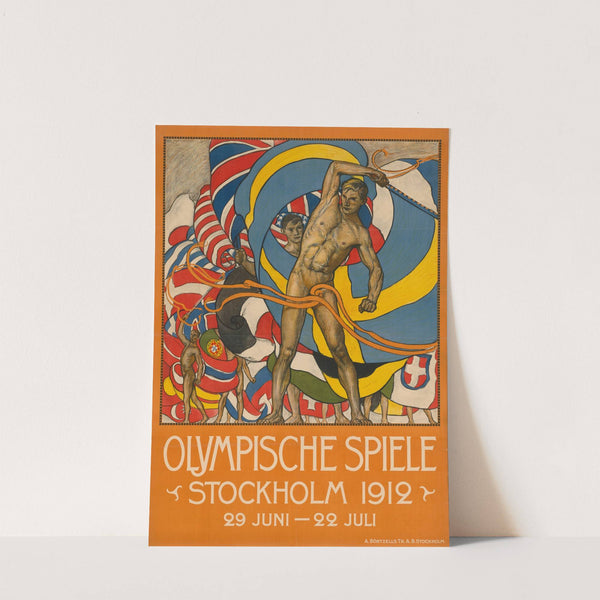 Olympische Spiele Stockholm 1912 (1911) by Olle Hjortzberg