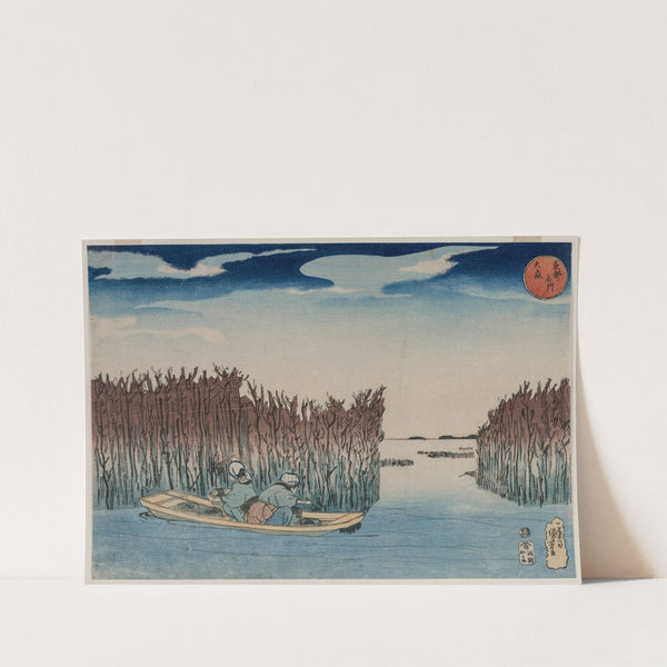 Ōmori, from the series Famous Places in the Eastern Capital by Utagawa Kuniyoshi