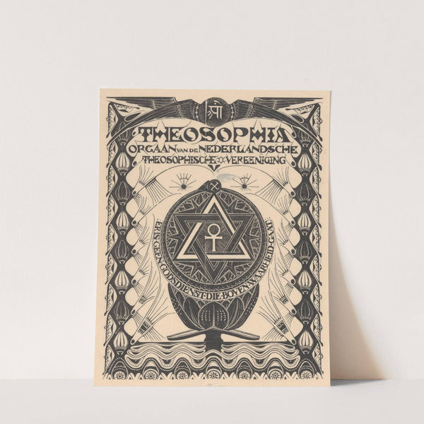 Omslag tijdschrift Theosophia by Mathieu Lauweriks