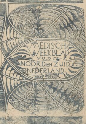 Omslag van het Medisch Weekblad voor Noord- en Zuid-Nederland