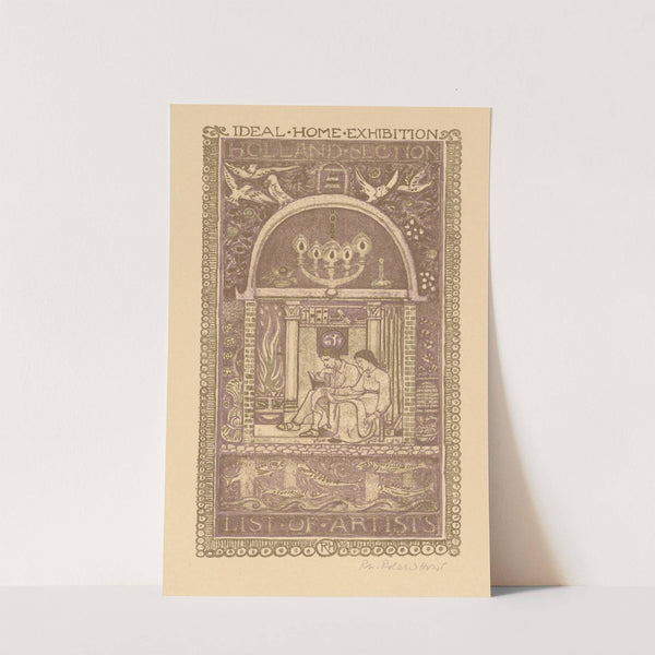 Omslagontwerp voor; Catalogus van de Ideal Home Exhibition, 1912 by Richard Nicolaüs Roland Holst