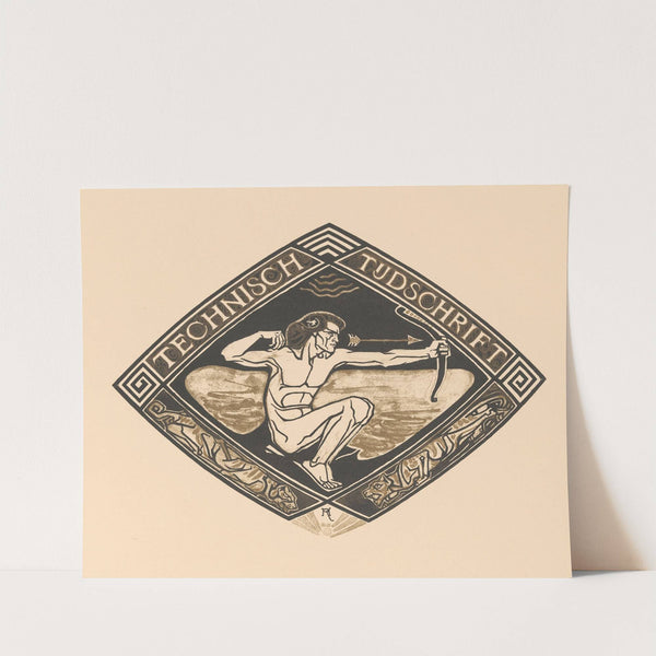 Omslagontwerp voor; Technisch Tijdschrift, 1914 by Richard Nicolaüs Roland Holst