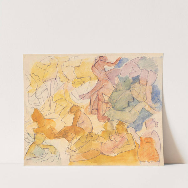 On a beach I (1930 - 1934) by Stanisław Osostowicz