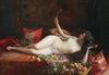 On a bed of roses