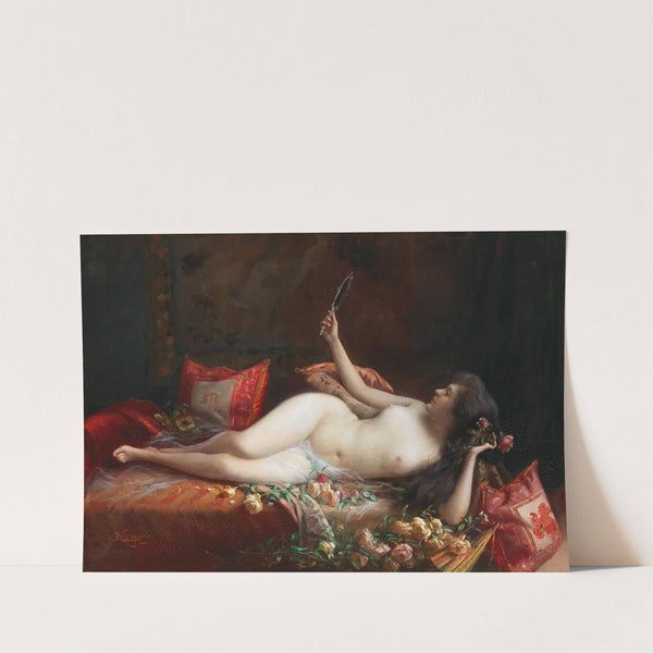 On a bed of roses by Delphin Enjolras