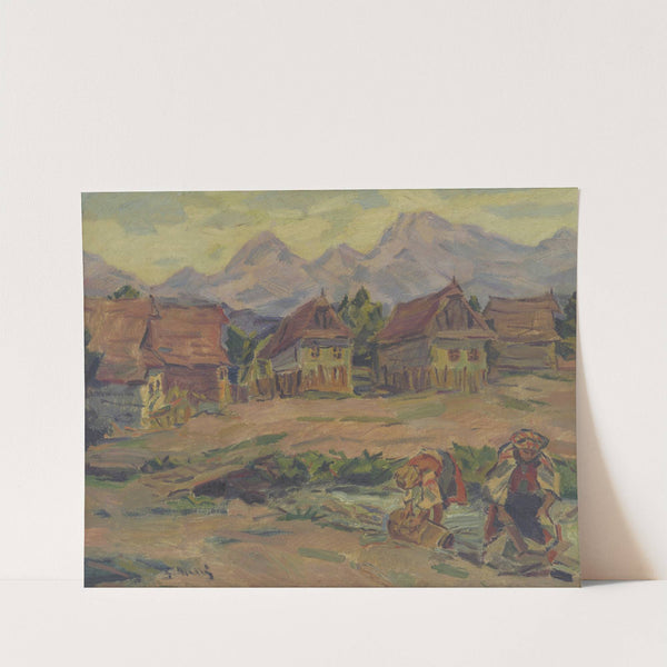 On a Brook below the Tatras by Gustáv Mallý