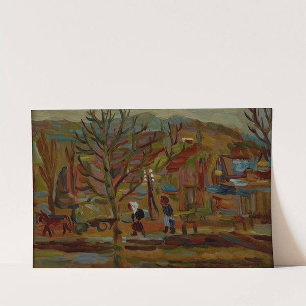 On a Country Road by Sasza Blonder