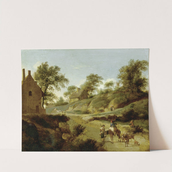 On a Country Road by Jan van der Heyden