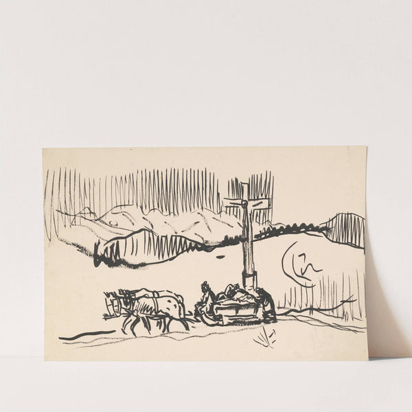 On a Sleigh Arnold by Arnold Peter Weisz-Kubínčan