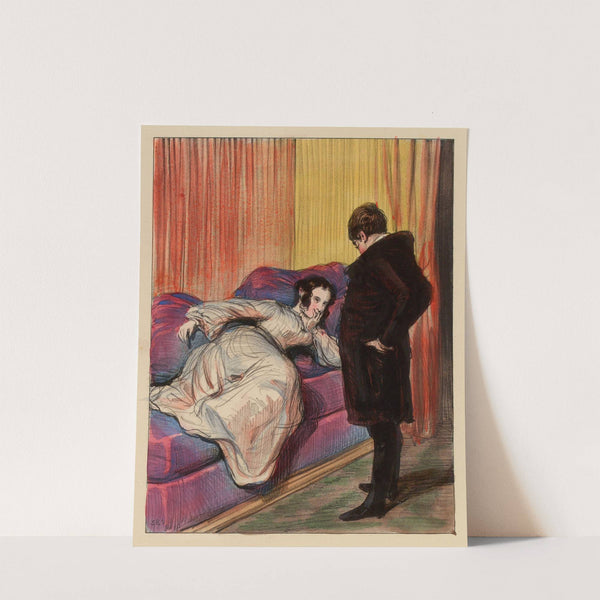 On aime donc un peu sa biche Trop, mauvais sujet (1840) by Paul Gavarni