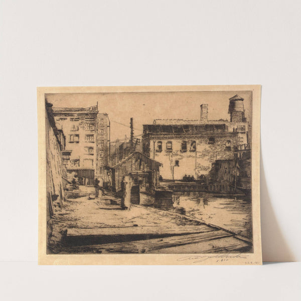 On Chicago River by Walter Dean Goldbeck