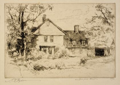 On Deerfield Street (Old House at Deerfield)