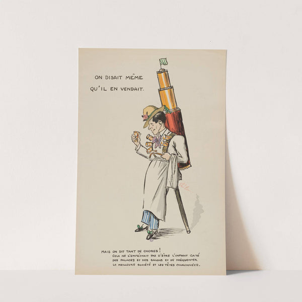 On disait même qu’il en vendait (1924) by Georges Goursat (Sem)