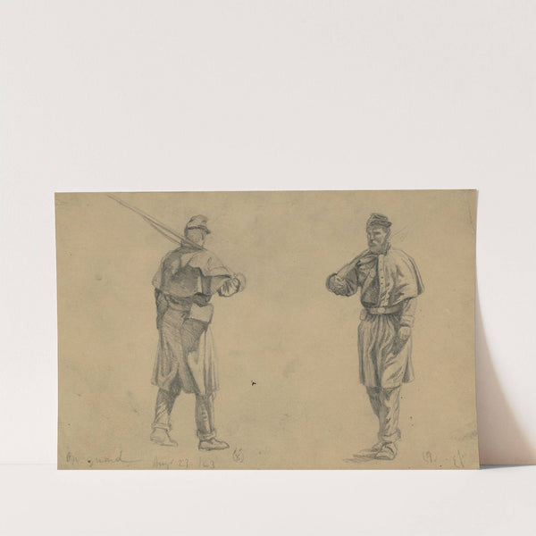 On guard - Aug. 27, 1863 by Edwin Forbes