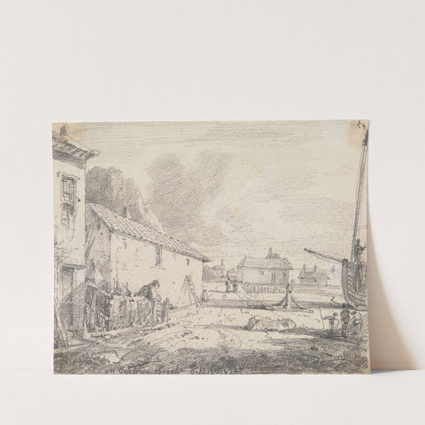 On Hastings Beach, 12 October 1820 (1820) by Thomas Hastings