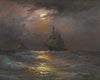 On high seas, by moonlight