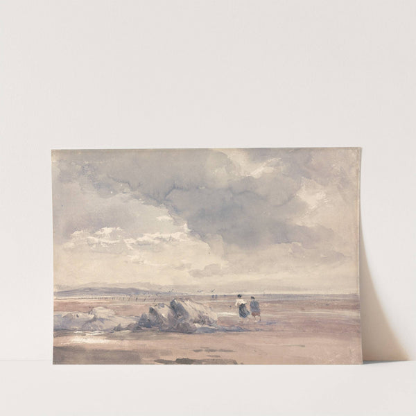 On Lancaster Sands, Low Tide (1840s) by David Cox