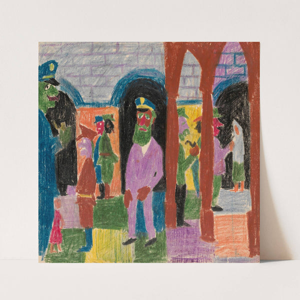 On Market Square (in Kazimierz) (1939) by Stanisław Osostowicz