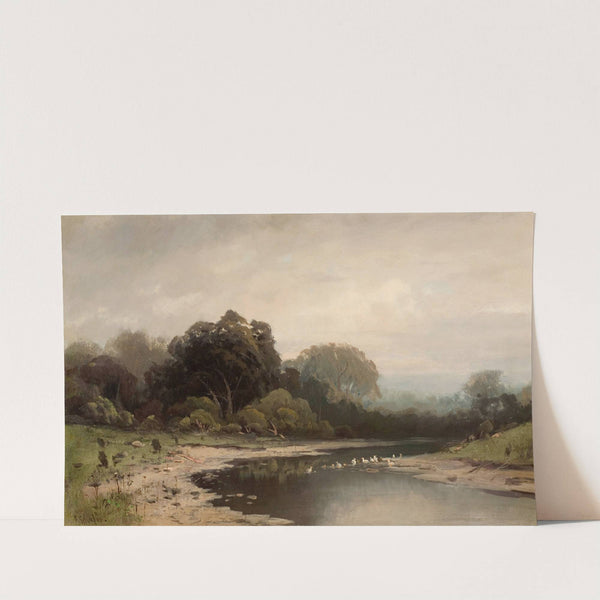 On Merced River Cala by Frederick Ferdinand Schafer