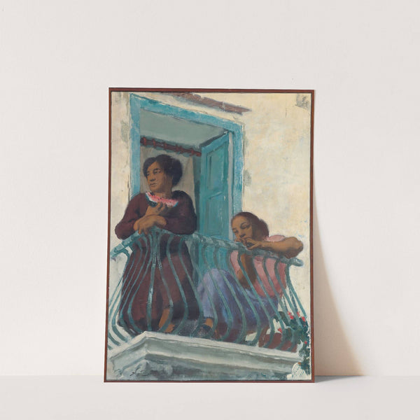 On The Balcony (1936) by Alexandre Jacovleff