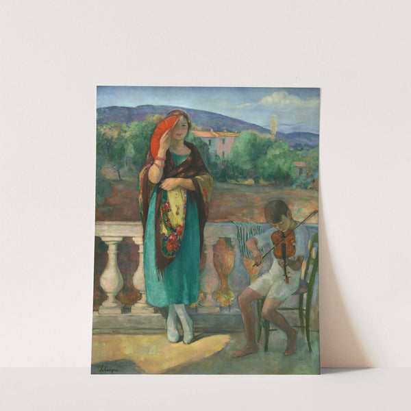 On The Balcony (1920) by Henri Lebasque