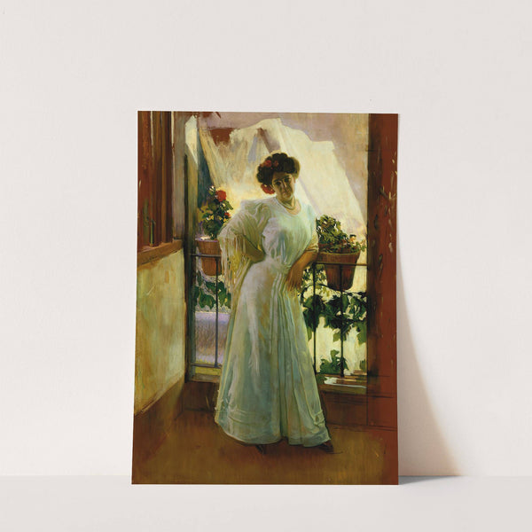 On the Balcony (1903) by José María Rodríguez Acosta