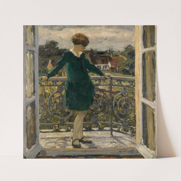 On the Balcony by Alfons Vermeylen