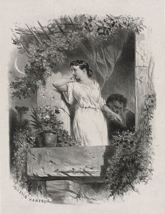 On the Balcony (1842)