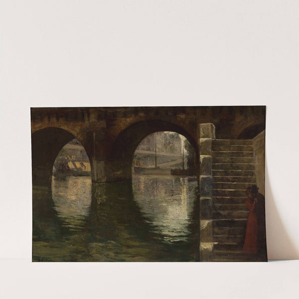 On the bank of River Seine by Bolesław Nawrocki