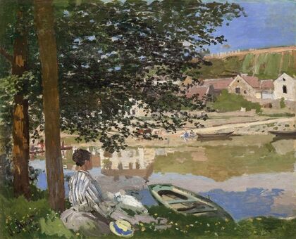 On the Bank of the Seine, Bennecourt (1868)