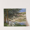 On the Bank of the Seine, Bennecourt (1868) by Claude Monet