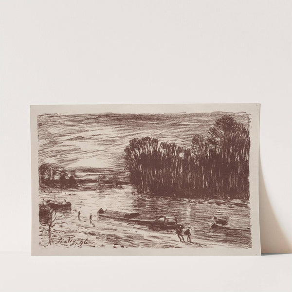 On the Banks of the Loing (1896) by Alfred Sisley